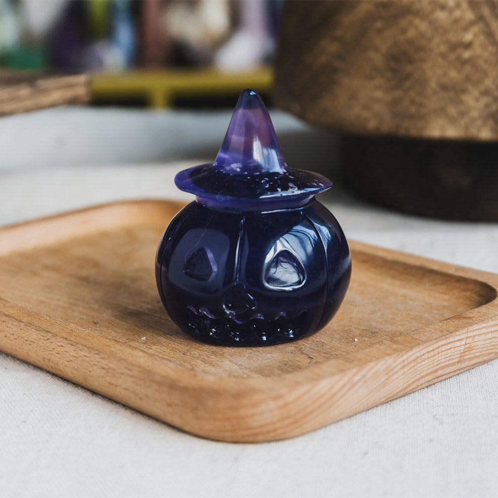 Reikistal Fluorite Pumpkin