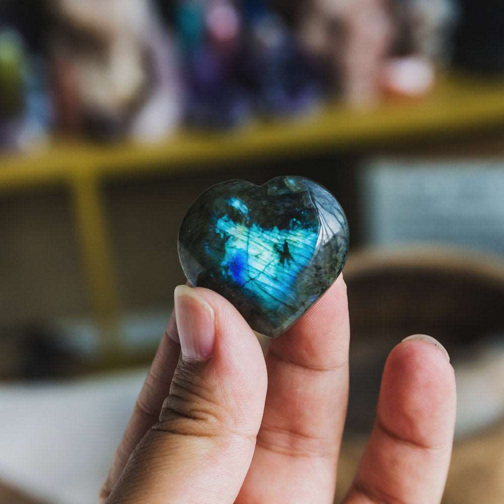 Reikistal 1.5''Labradorite Heart