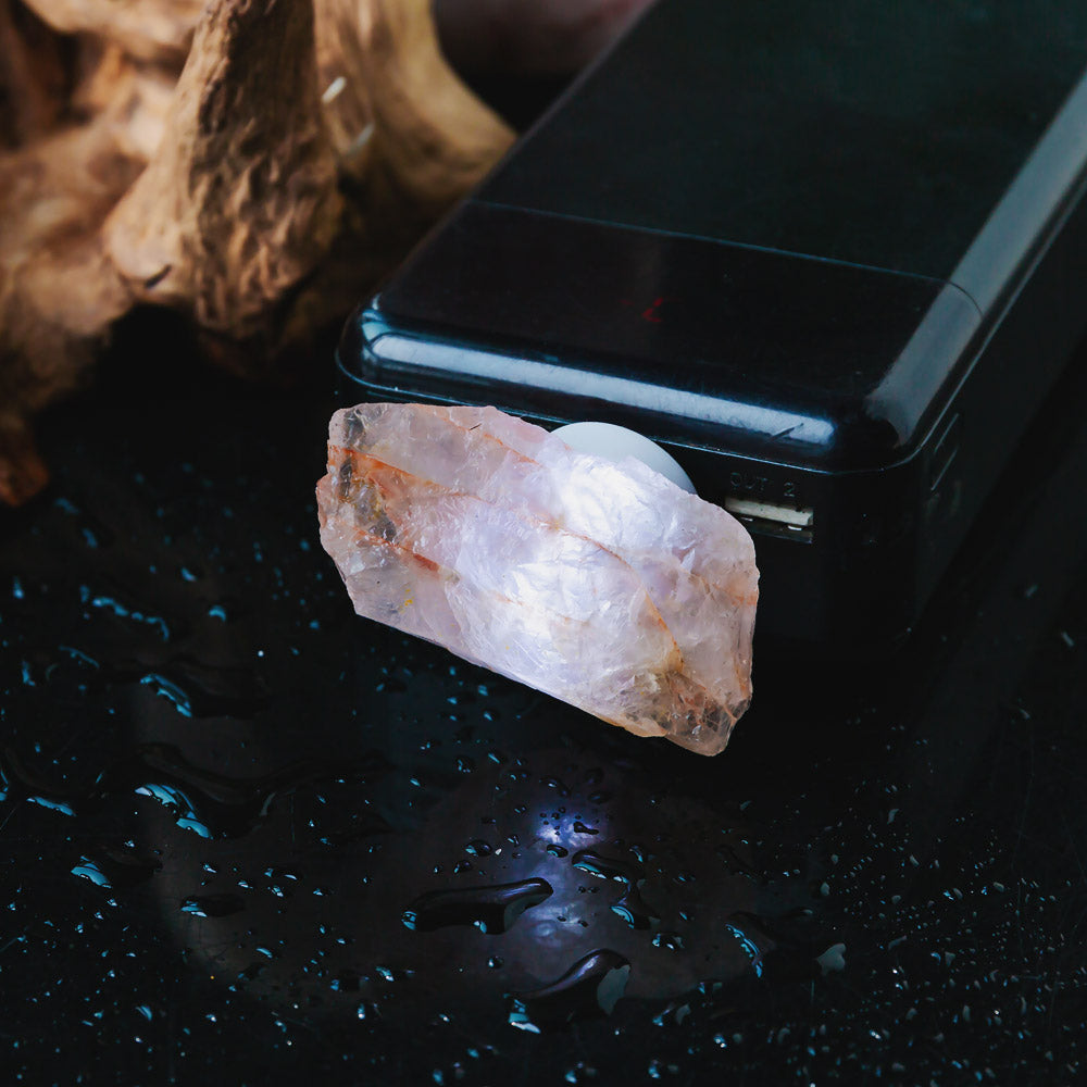 Reikistal Raw Crystal Stone USB Interface Night Light