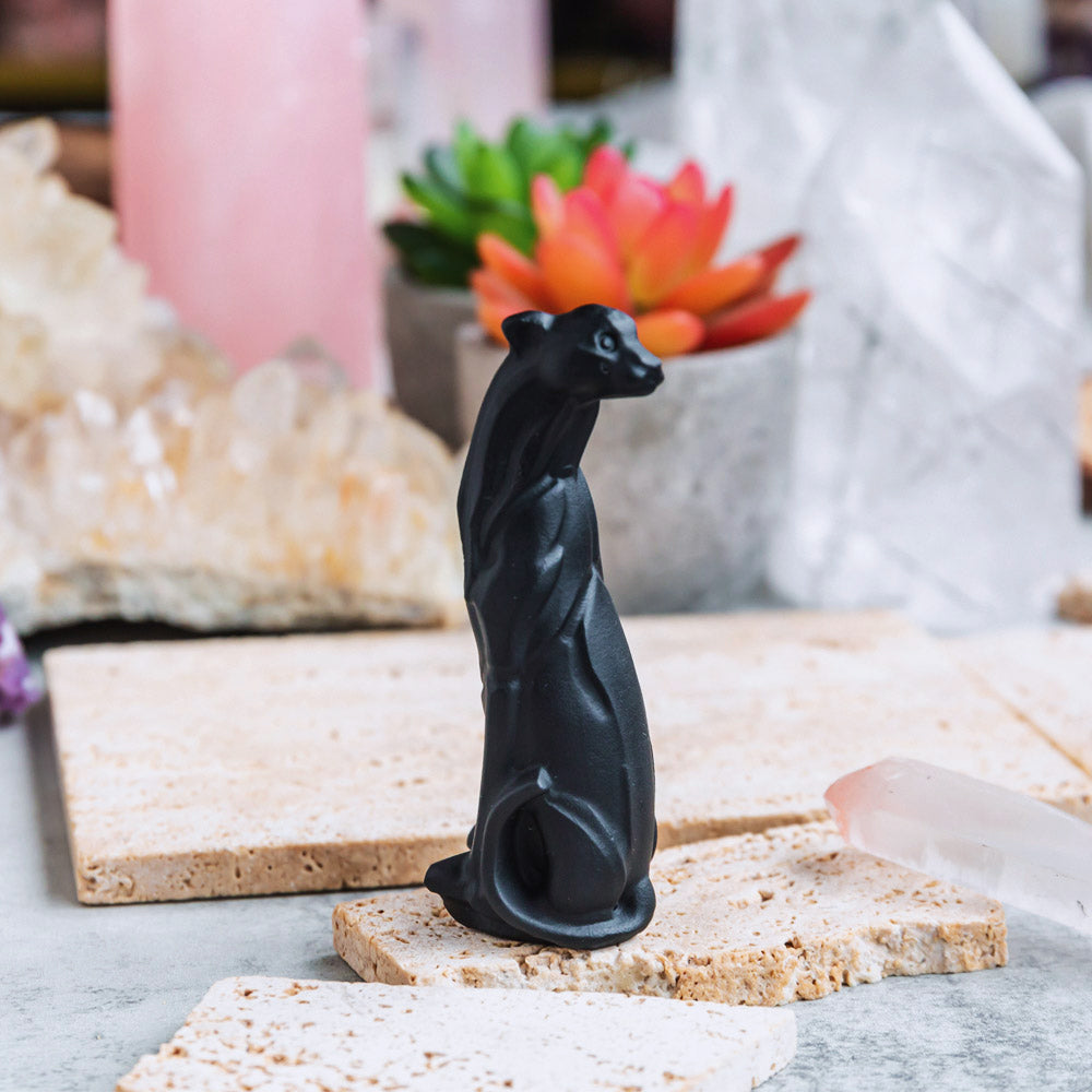 Reikistal Black Obsidian Carving