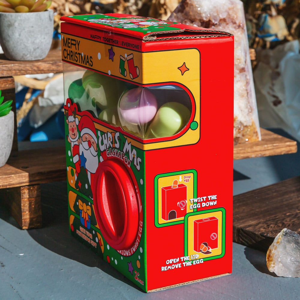 【Christmas】 Gachapon With Natural Crystal Carvings