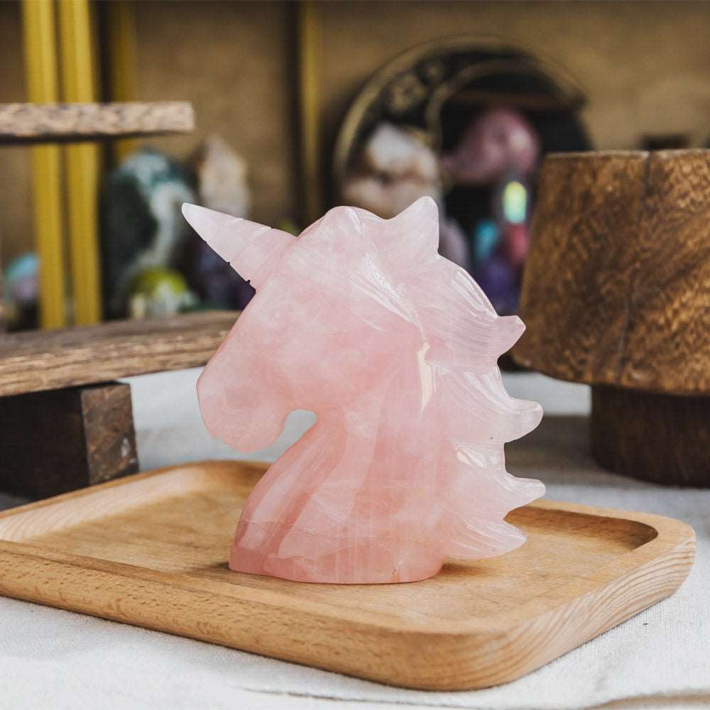 Reikistal Rose Quartz Unicorn