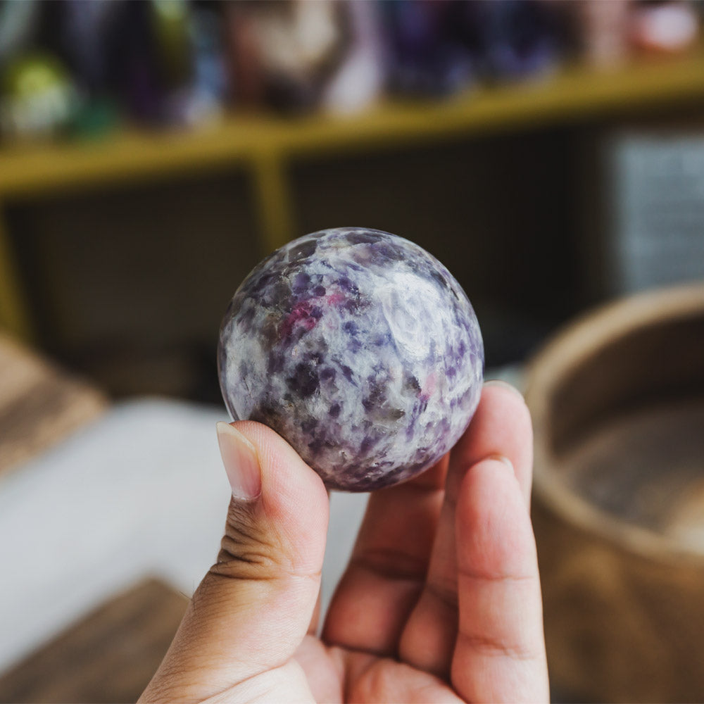 Reikistal Unicorn Stone Sphere