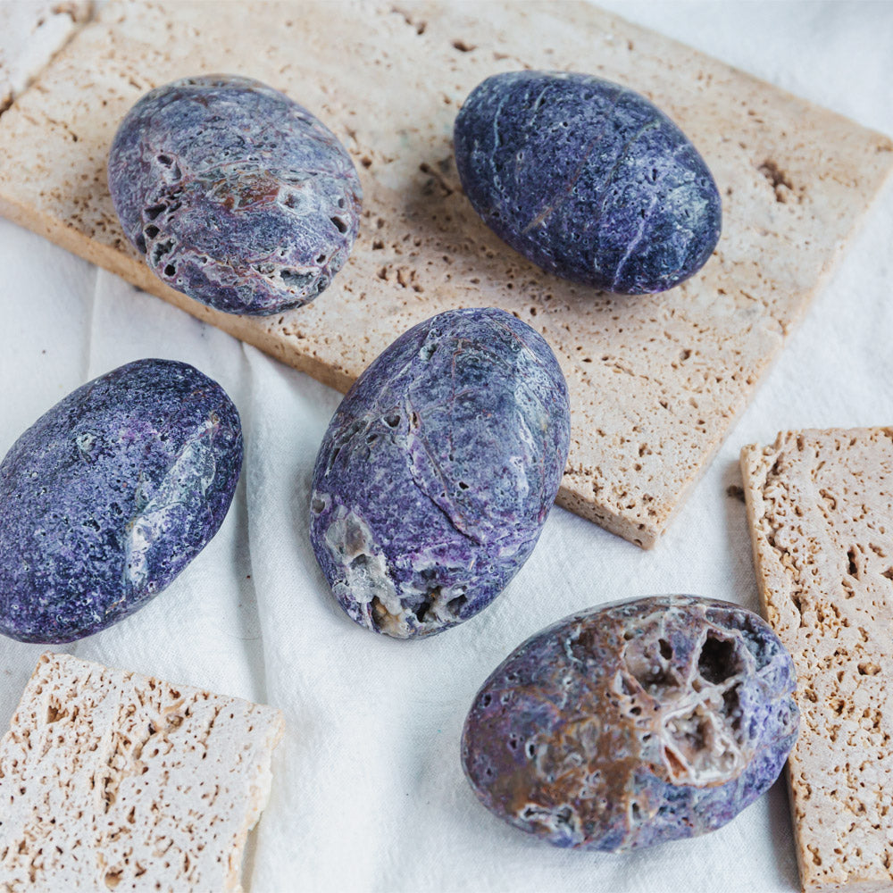 Reikistal Purple Sphalerite Palm Stone