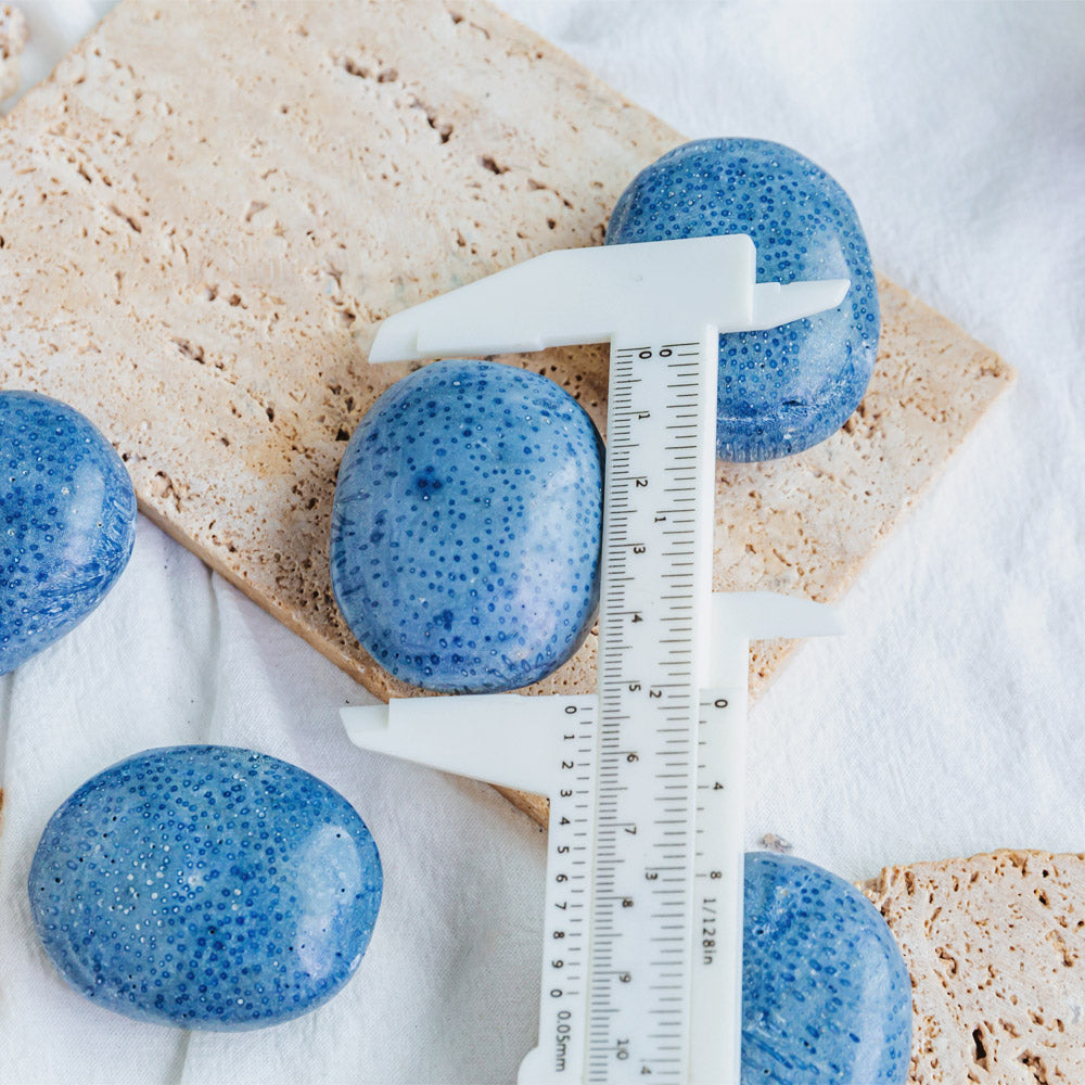 Reikistal Blue Coral Palm Stone