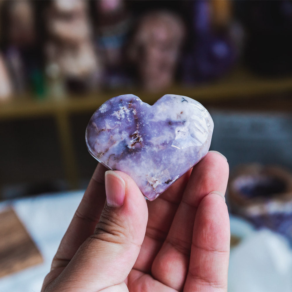 Reikistal Brazil Agate Heart