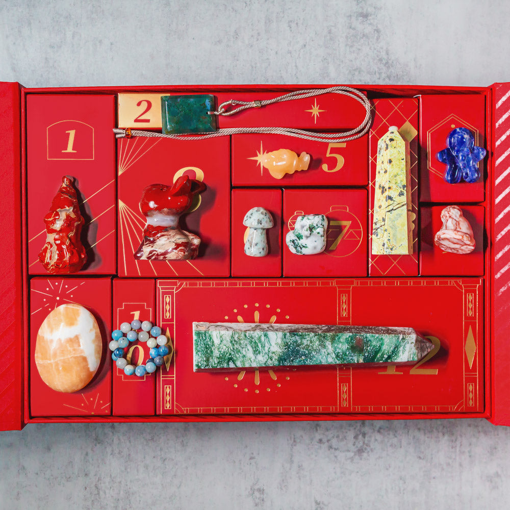 Christmas Advent Calendar Crystal Gift Boxes