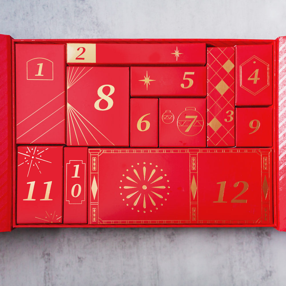 Christmas Advent Calendar Crystal Gift Boxes