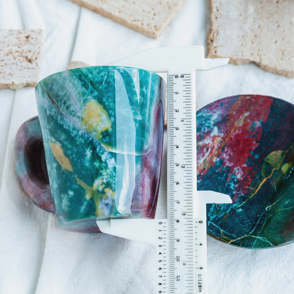 Reikistal Ocean Jasper Cup