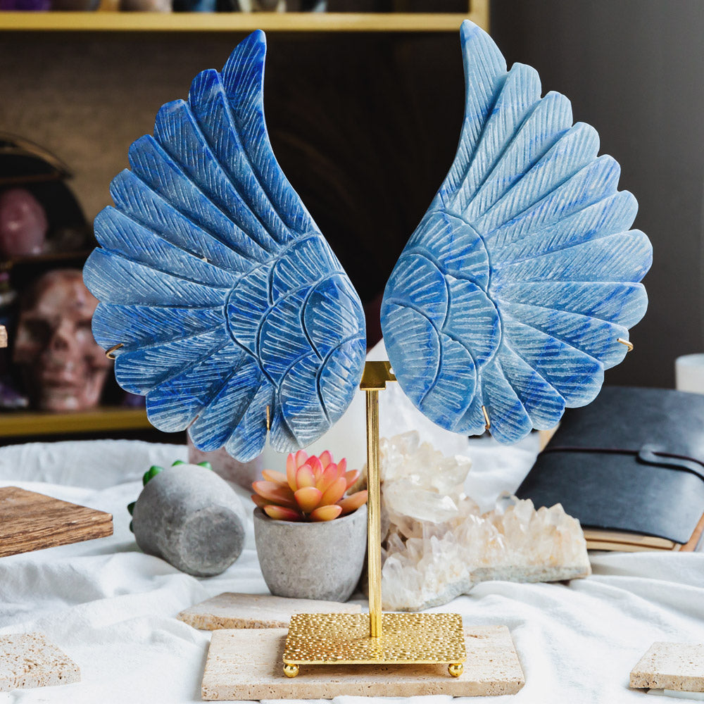 Reikistal Blue Aventurine Wings