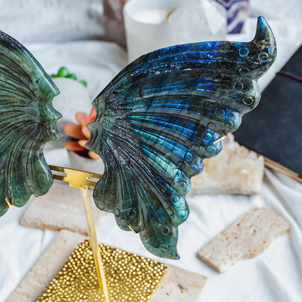 Reikistal Labradorite Butterfly Wings