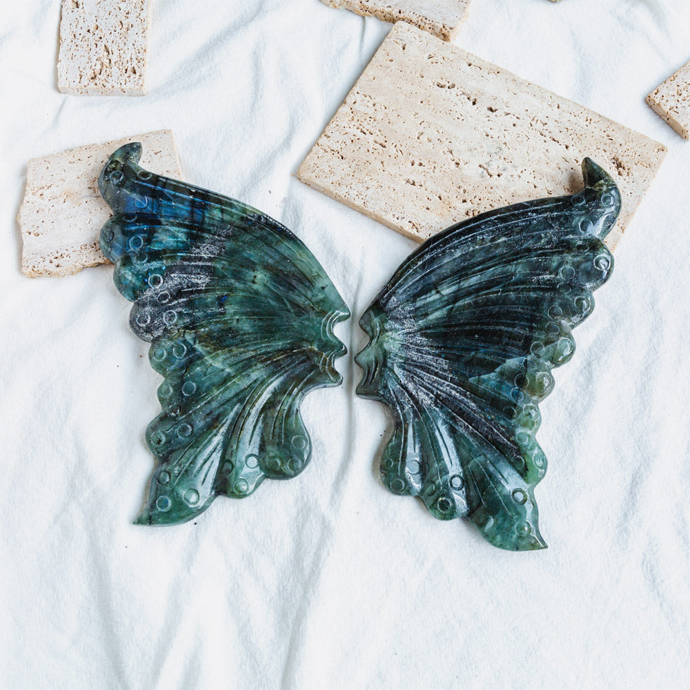 Reikistal Labradorite Butterfly Wings