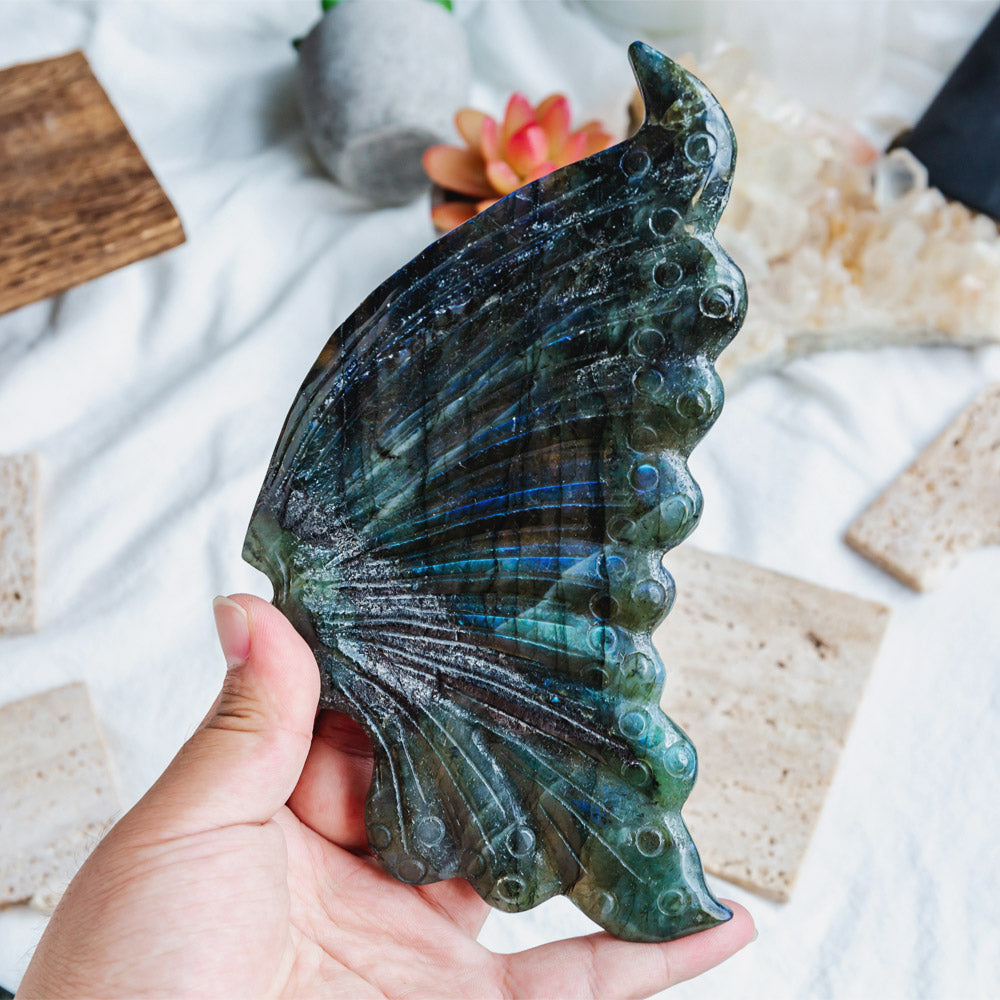 Reikistal Labradorite Butterfly Wings