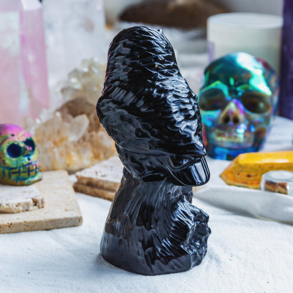 Reikistal Black Obsidian Owl