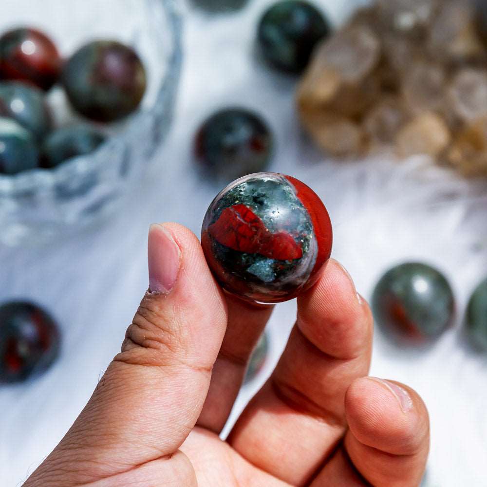 Reikistal African Blood Stone Sphere