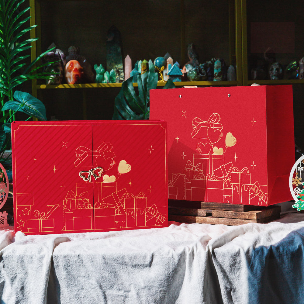 Christmas Advent Calendar Crystal Gift Boxes