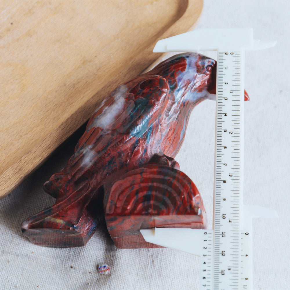 Reikistal Red Jasper Crow