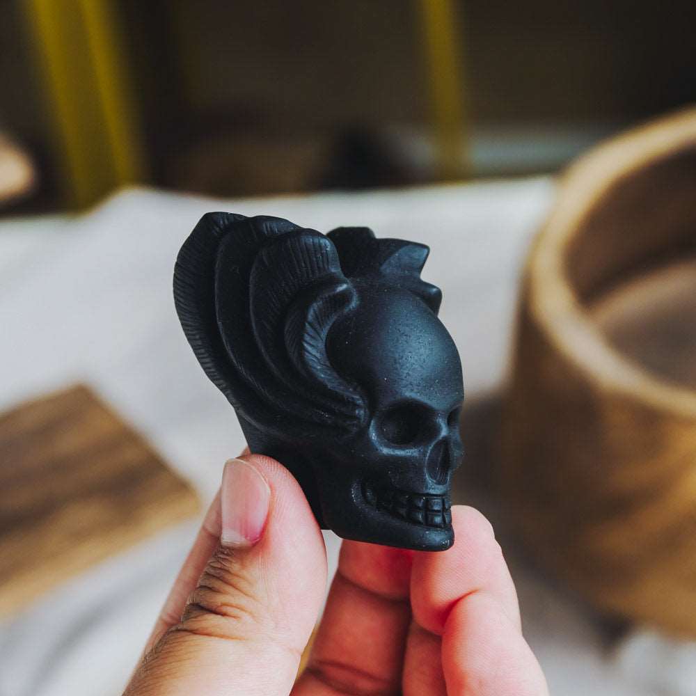 Reikistal 2.5''Black Obsidian Skull