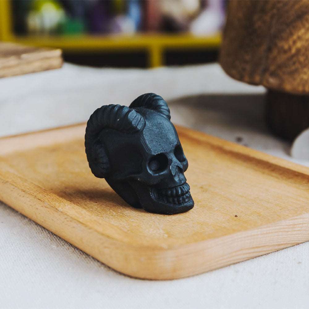 Reikistal 2.5''Black Obsidian Skull