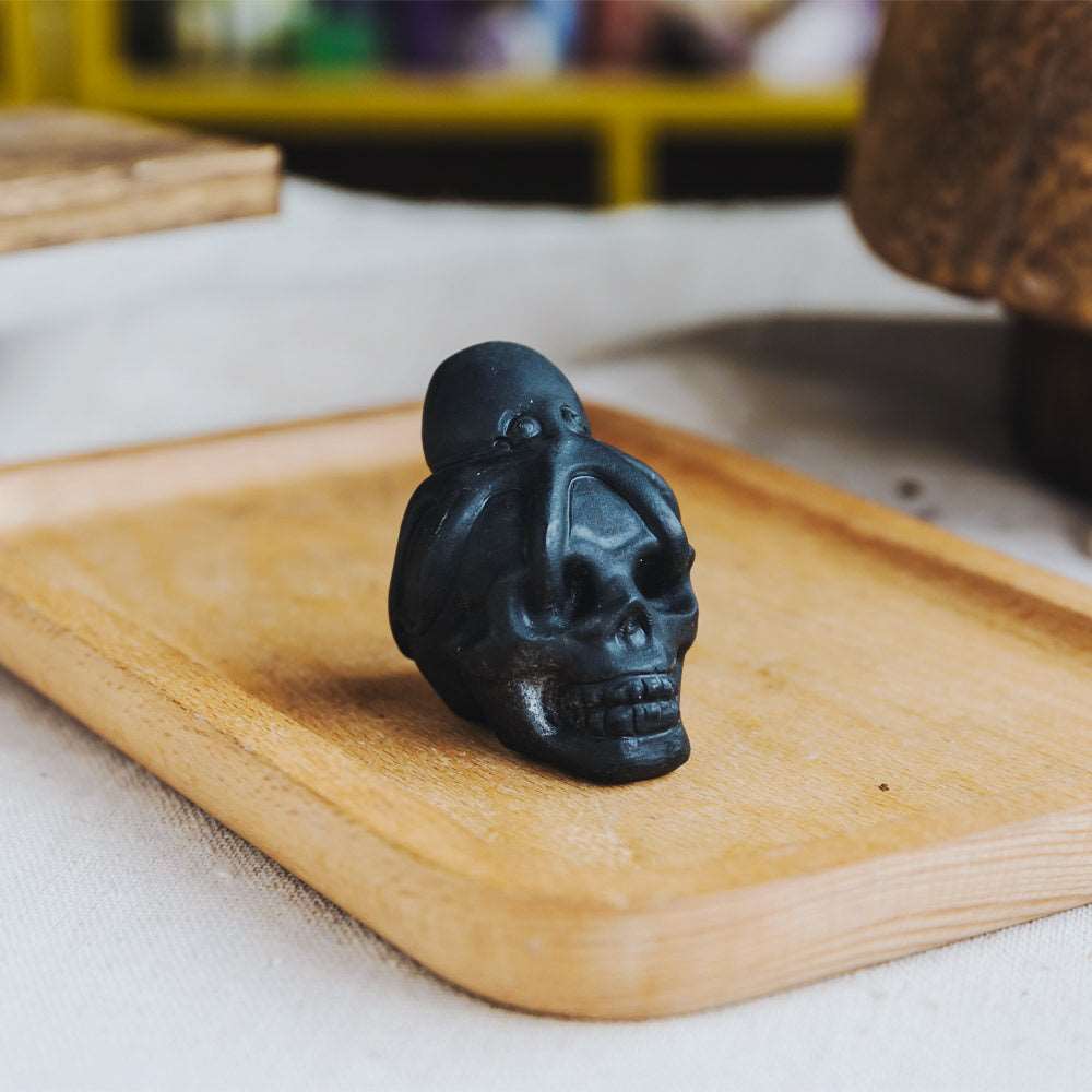 Reikistal 2.5''Black Obsidian Skull