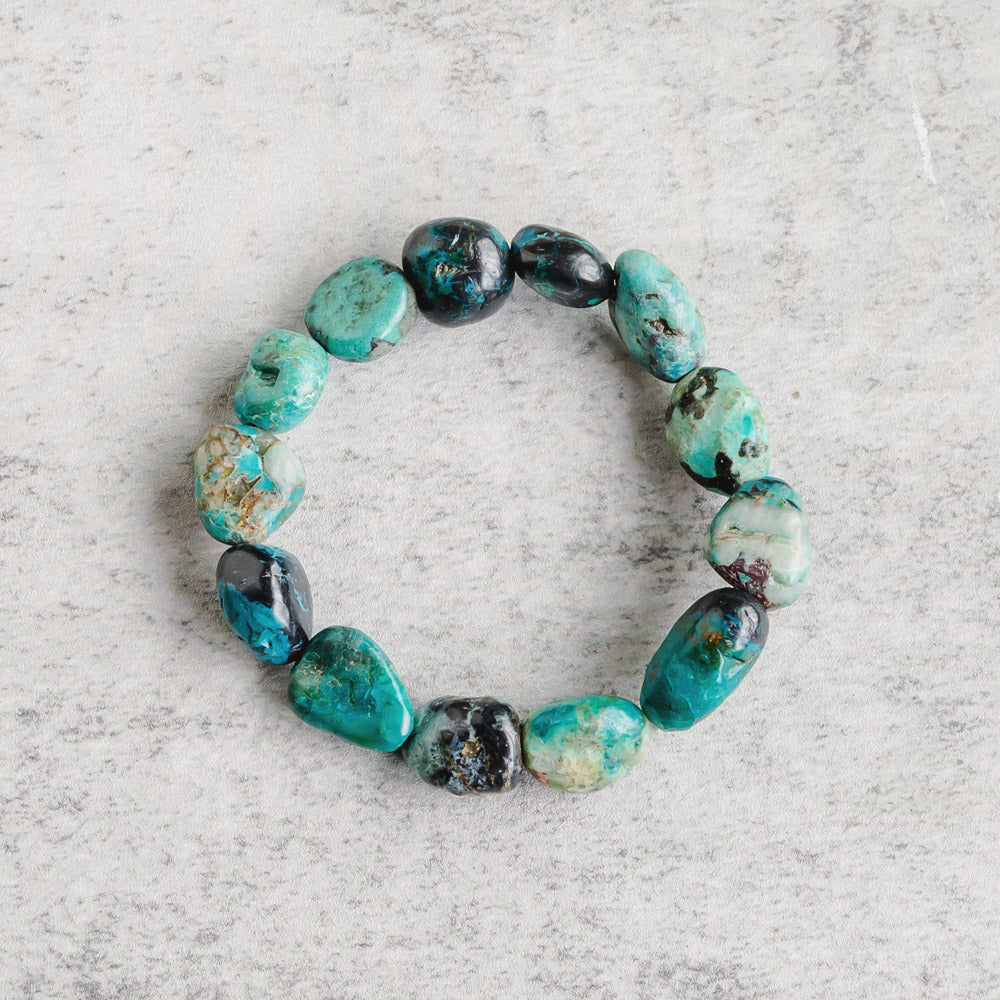 Reikistal 【Chips Bracelet 】Chrysocolla