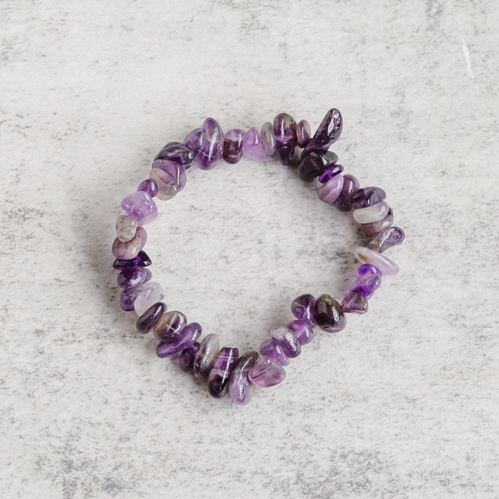 Reikistal 【Chips Bracelet 】Dream Amethyst