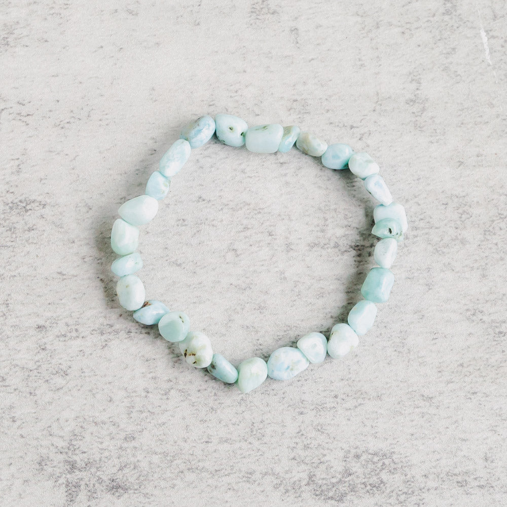 Reikistal 【Chips Bracelet 】Larimar