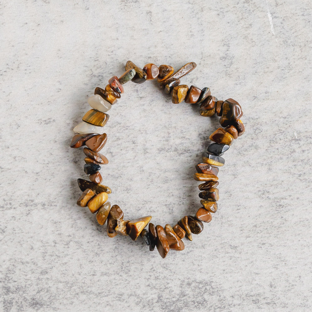 Reikistal 【Chips Bracelet 】Golden Tigers Eye