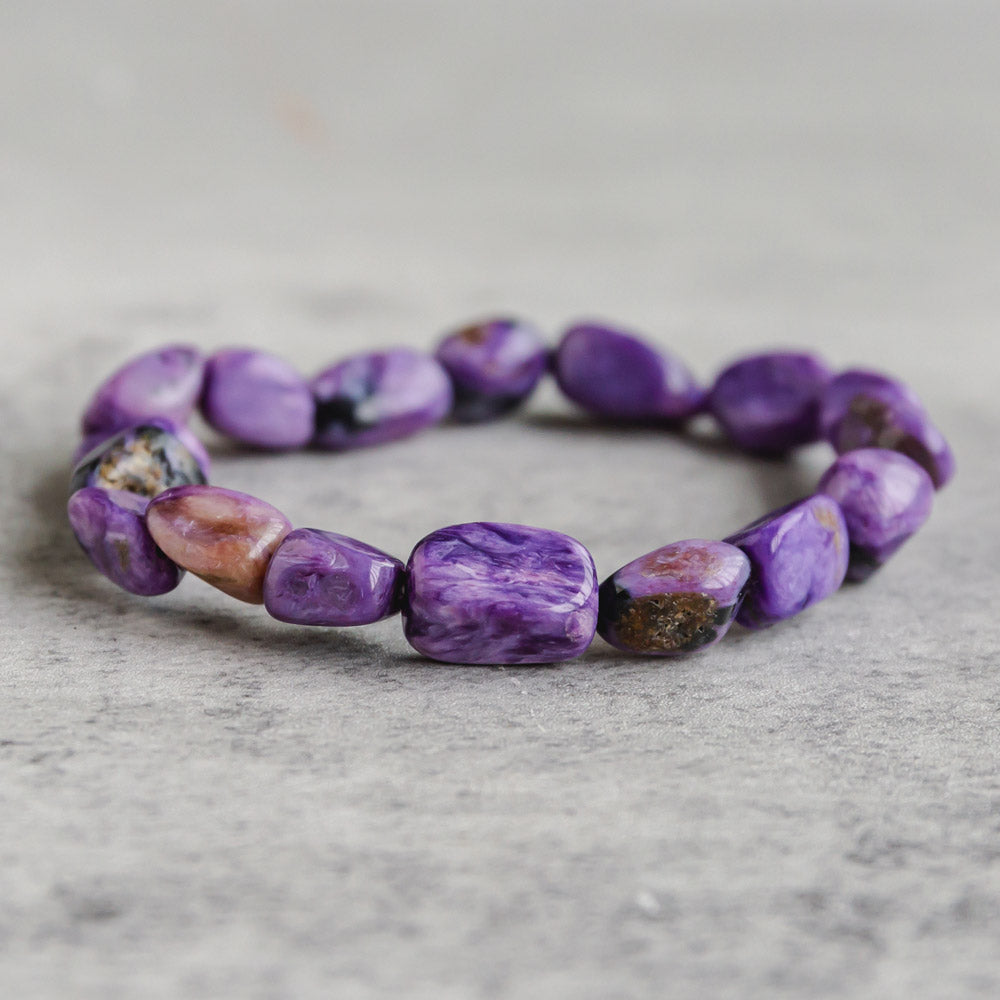 Reikistal 【Chips Bracelet 】Charoite