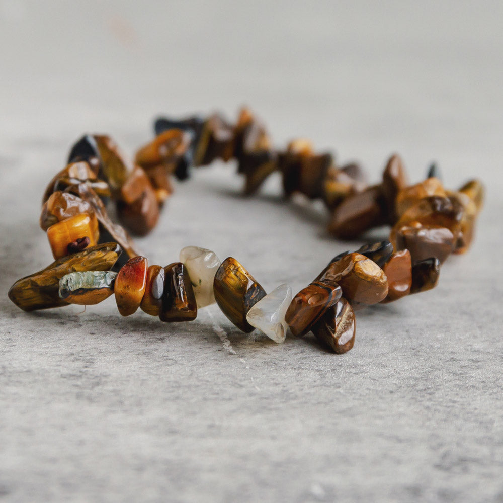 Reikistal 【Chips Bracelet 】Golden Tigers Eye