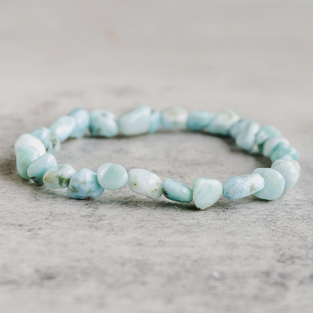 Reikistal 【Chips Bracelet 】Larimar