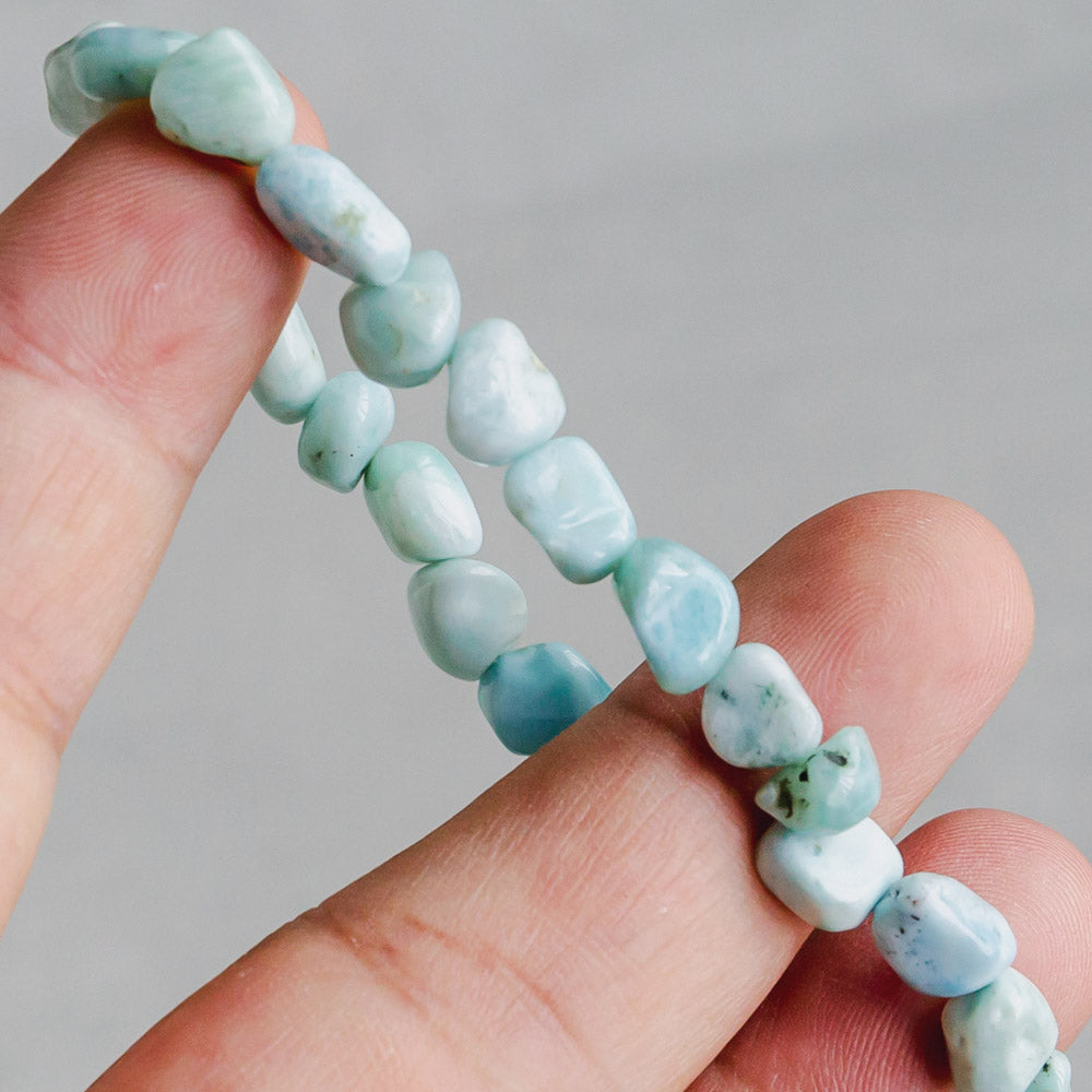 Reikistal 【Chips Bracelet 】Larimar