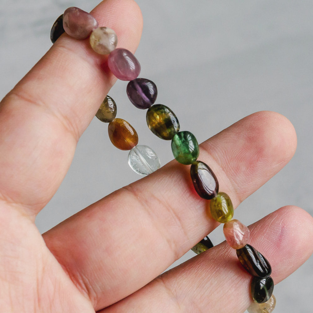 Reikistal 【Chips Bracelet】Tourmaline