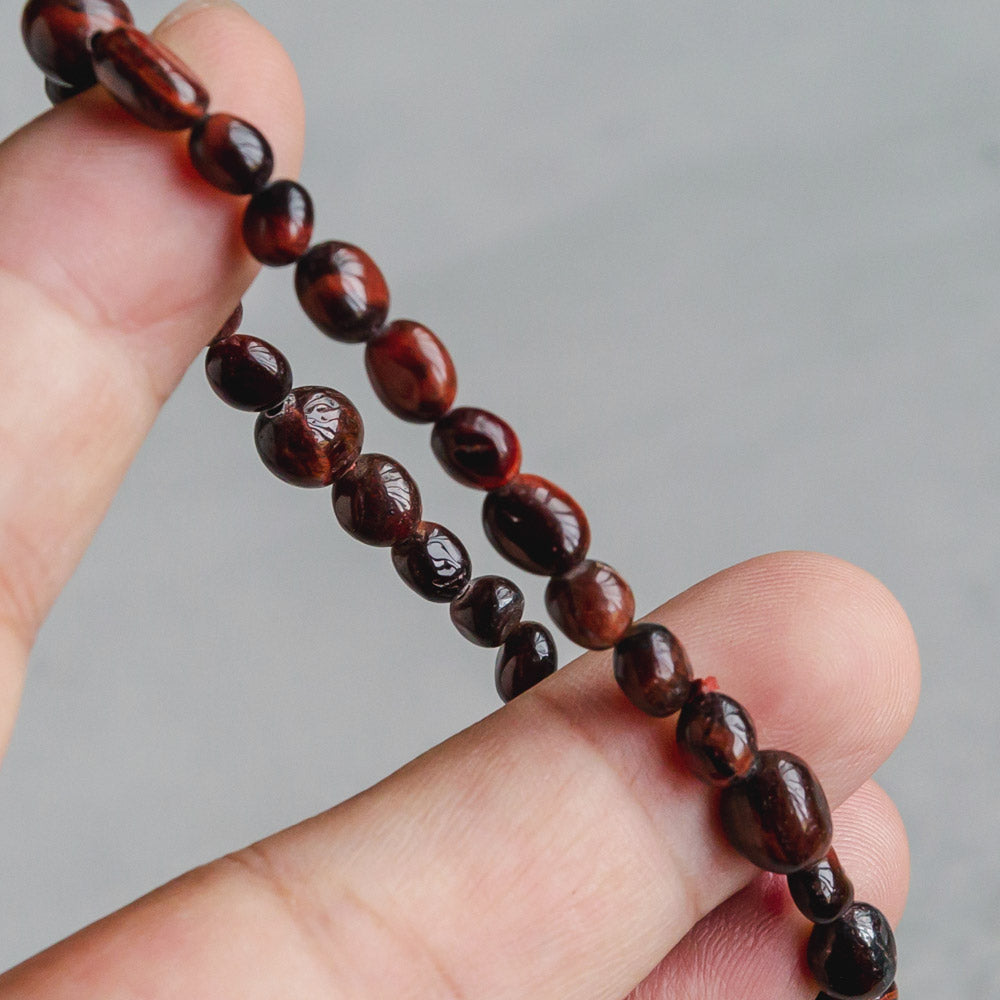 Reikistal 【Chips Bracelet 】Red Tigers Eye