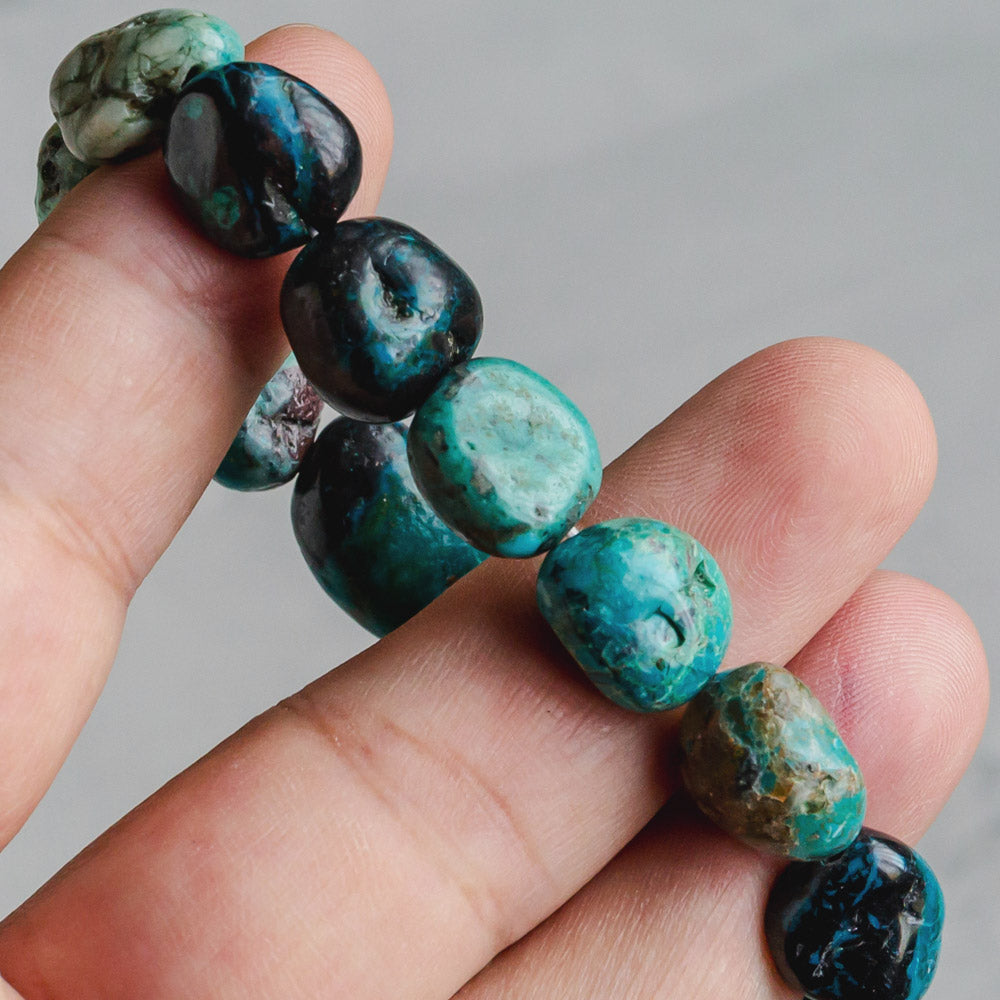 Reikistal 【Chips Bracelet 】Chrysocolla