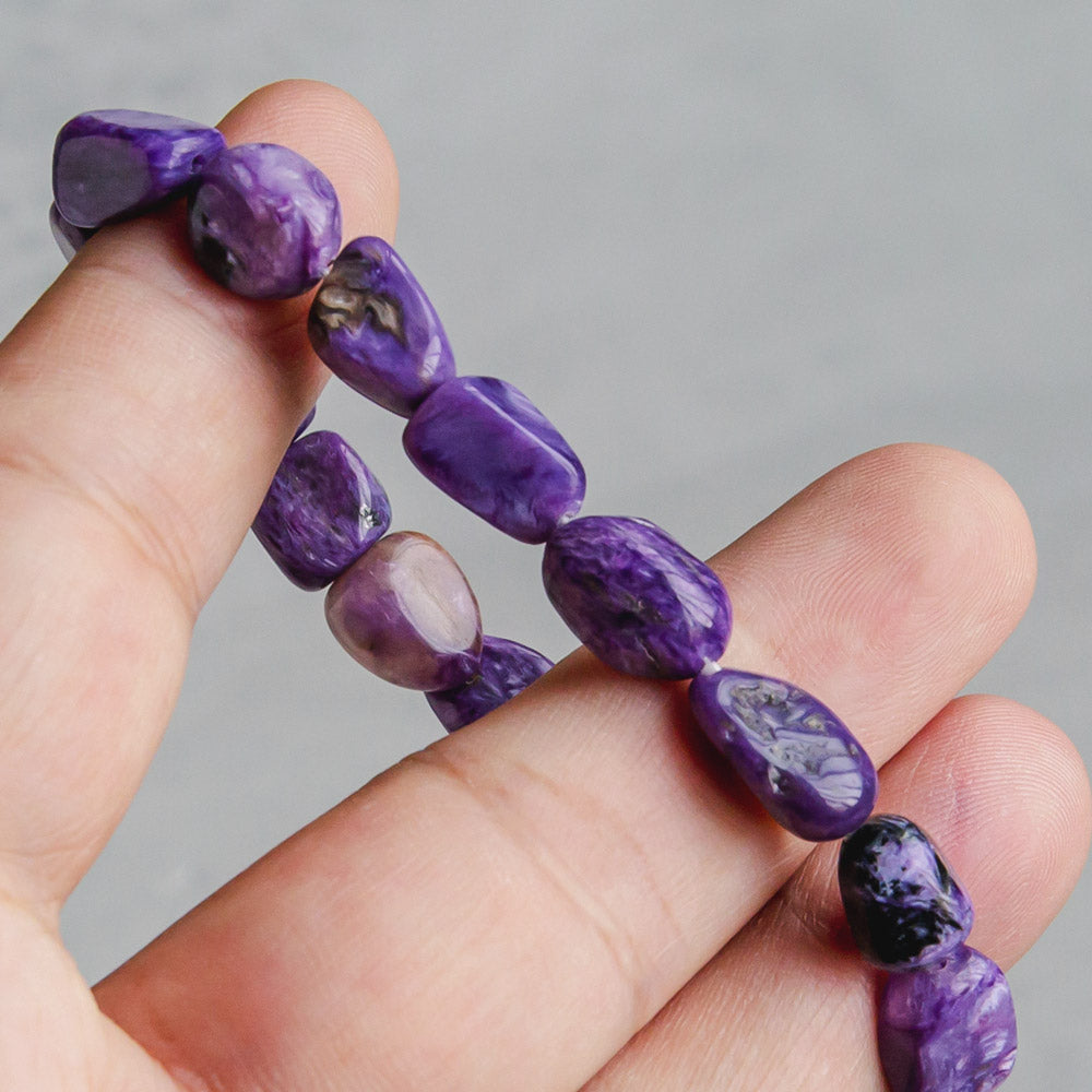 Reikistal 【Chips Bracelet 】Charoite