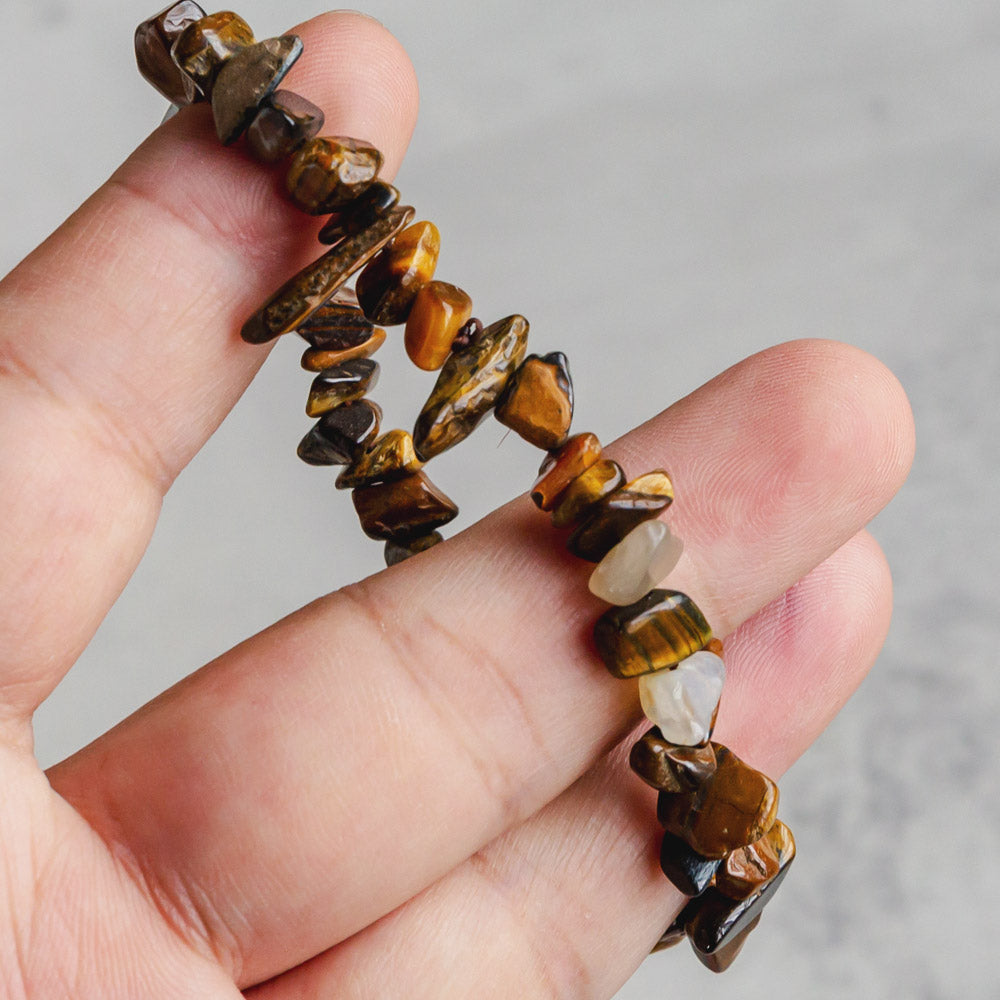 Reikistal 【Chips Bracelet 】Golden Tigers Eye