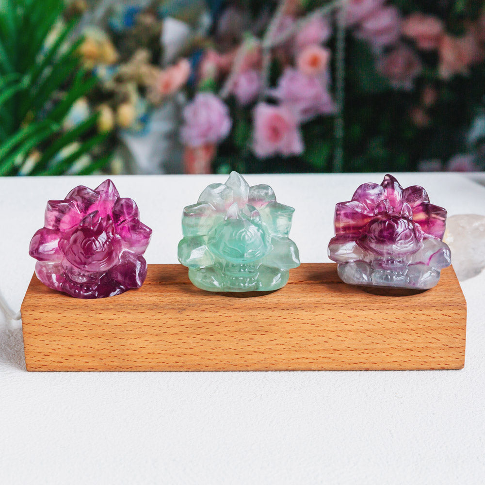 Reikistal Crystal Fluorite Carving