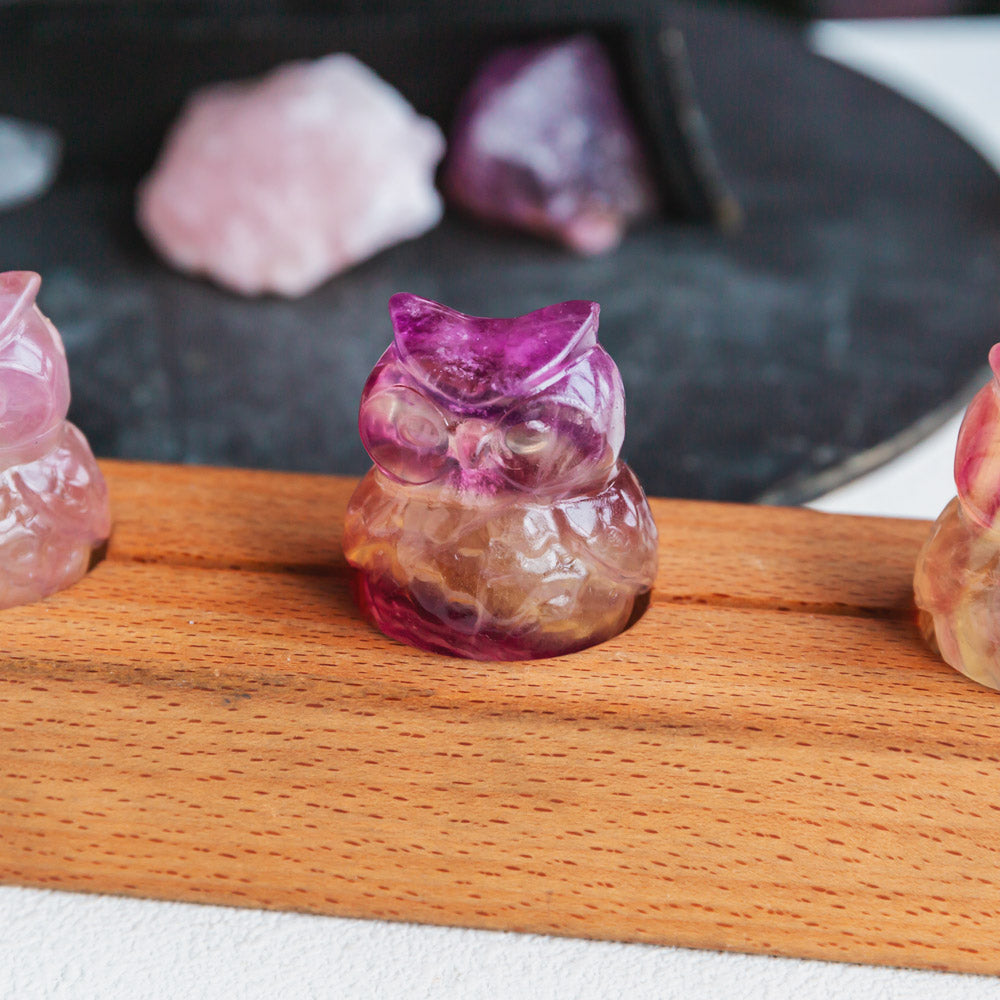 Reikistal Crystal Fluorite Carving