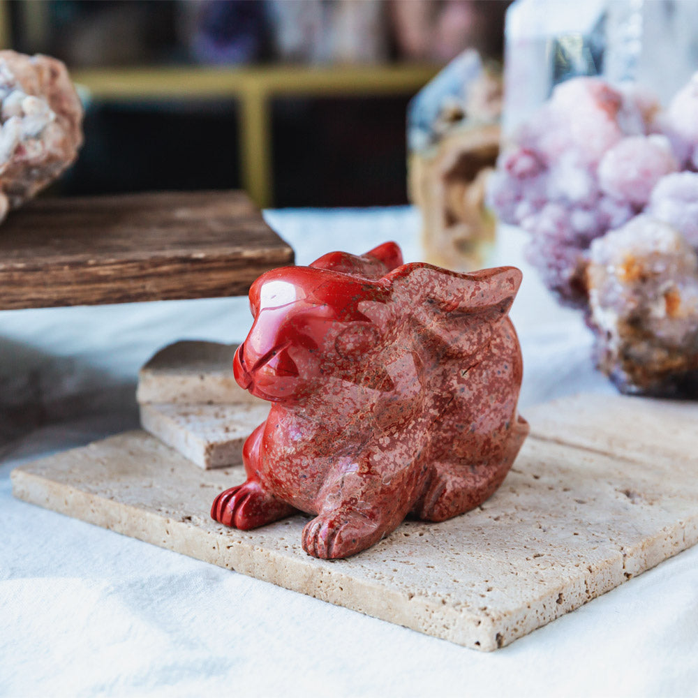 Reikistal Red Jasper Rabbit