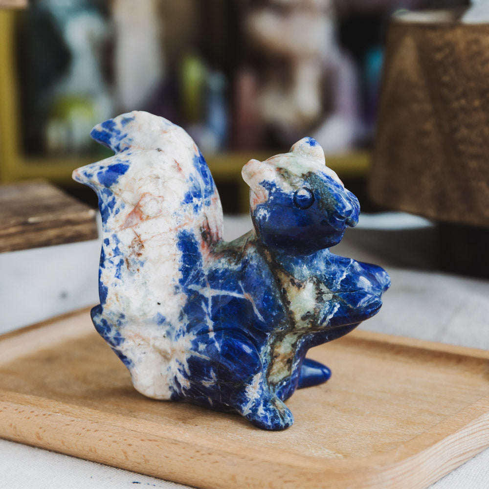 Reikistal Sodalite Squirrel