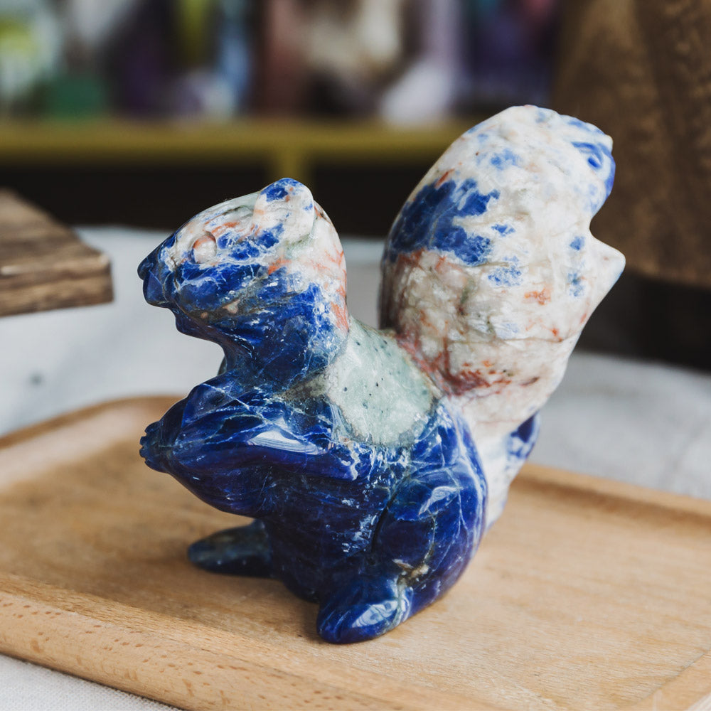 Reikistal Sodalite Squirrel