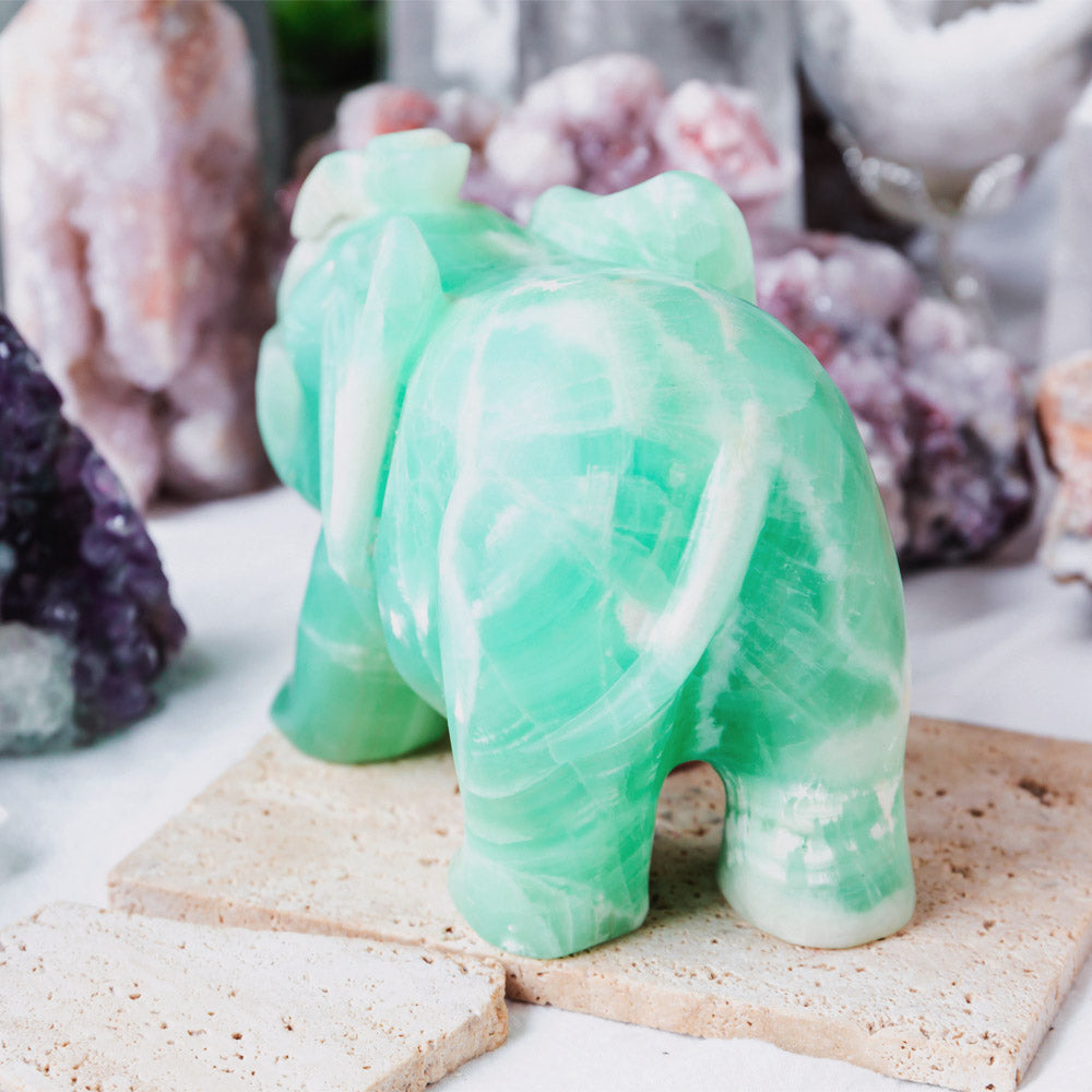 Reikistal Caribbean Calcite Elephant