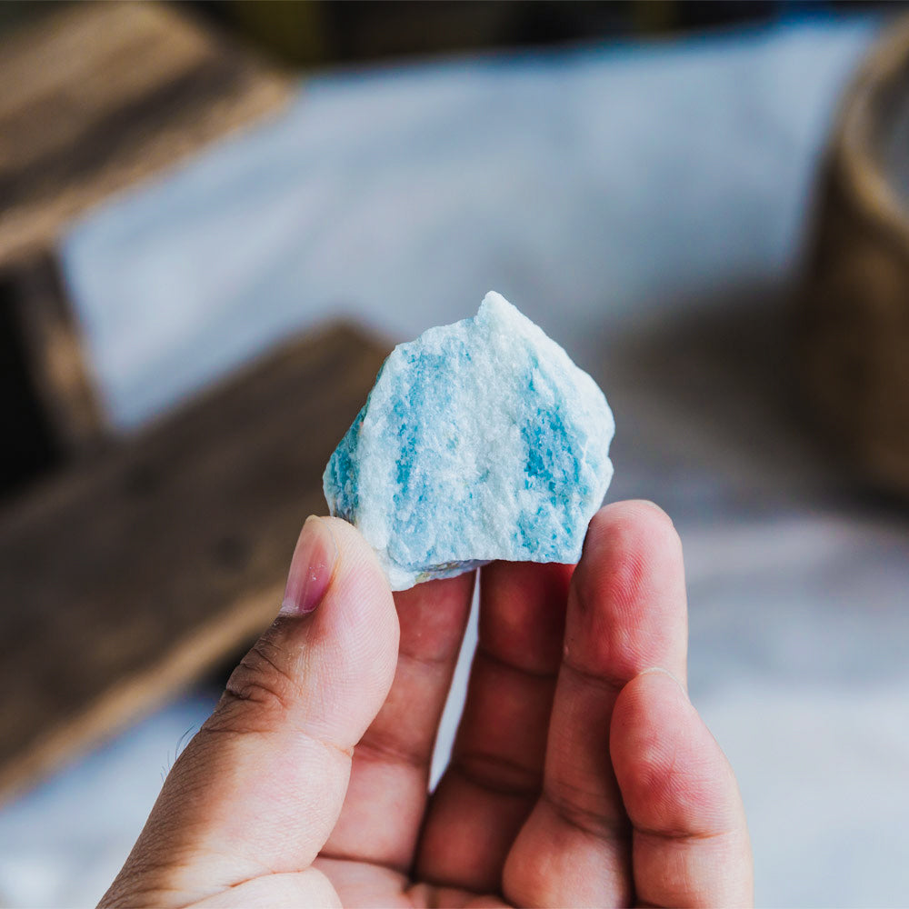 Reikistal Blue Aragonite Raw Stone
