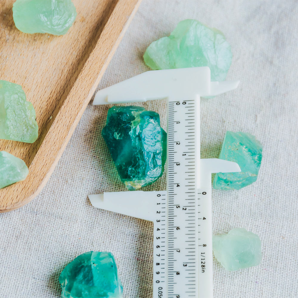 Reikistal Green Fluorite Raw Stone