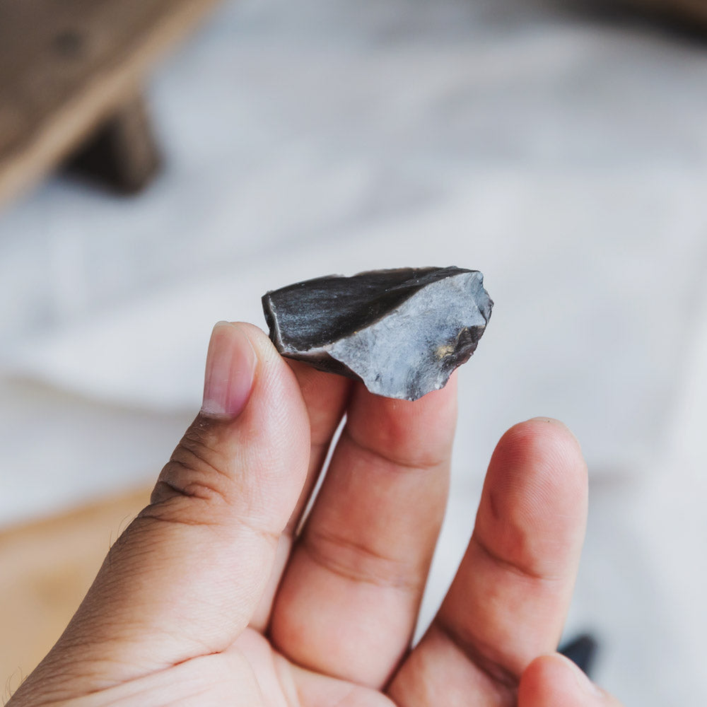 Reikistal Silver Sheen Obsidian Raw Stone