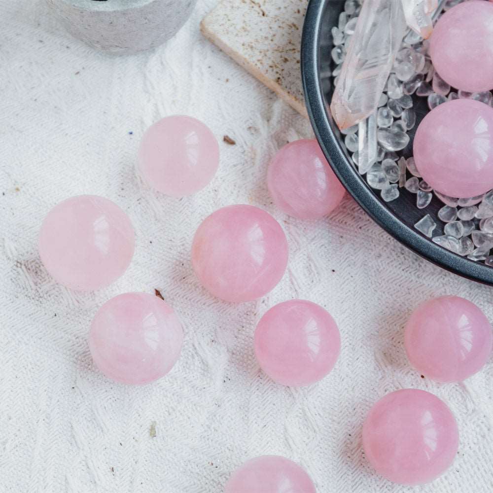 Reikistal Rose Quartz Sphere