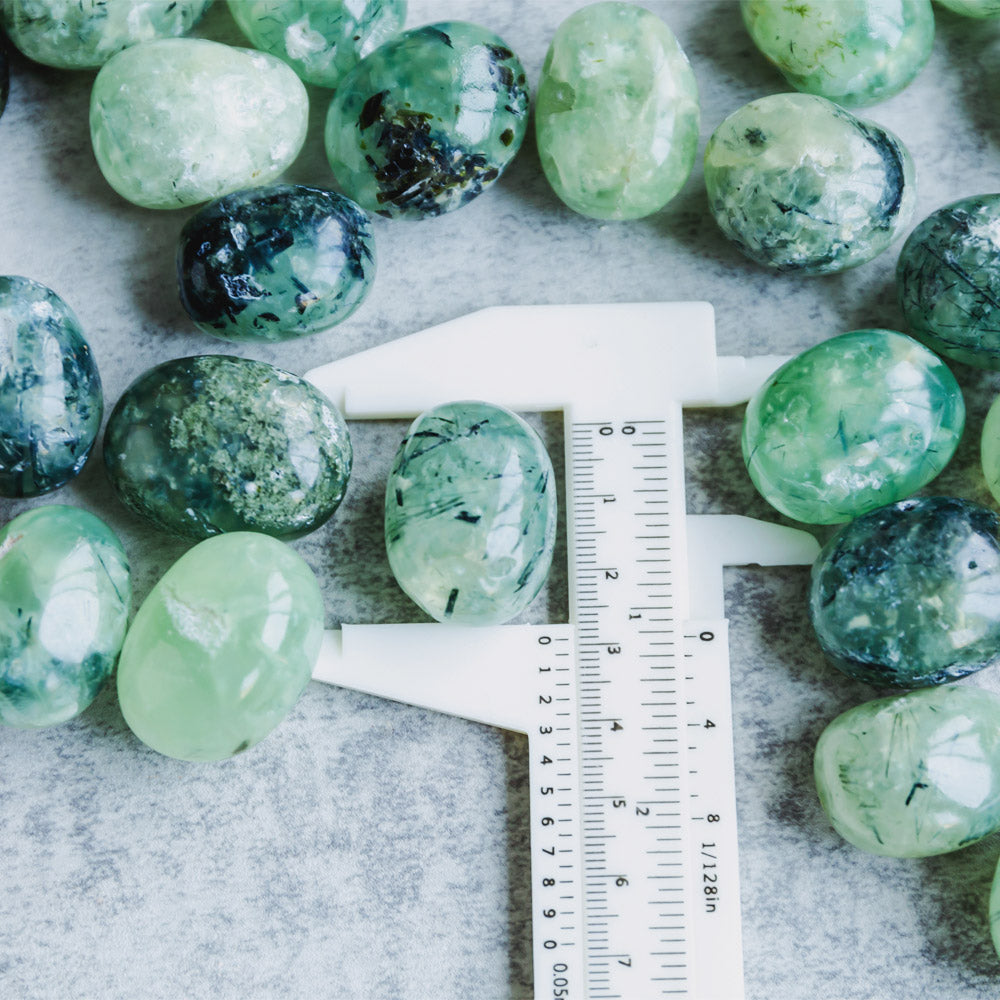 Reikistal Prehnite Tumbled Stone