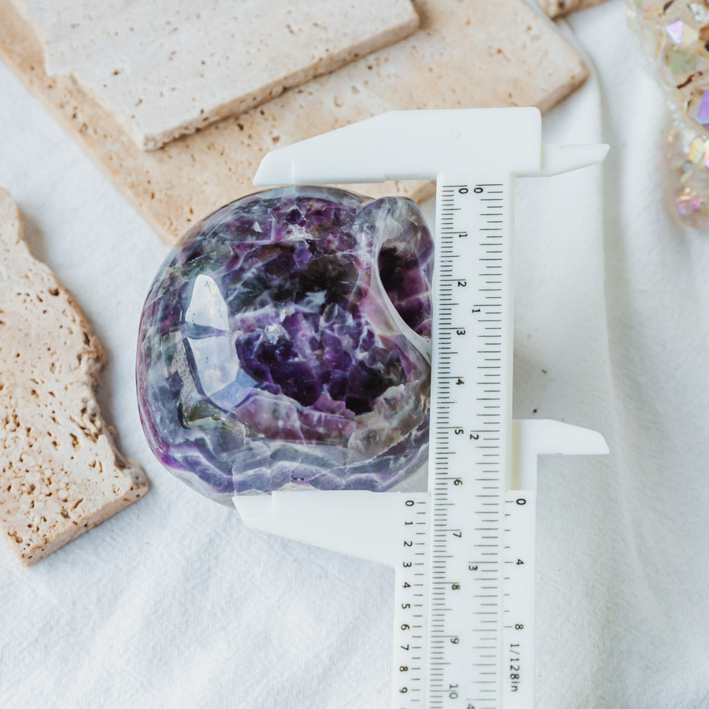 Reikistal Dream Amethyst Jack Skull