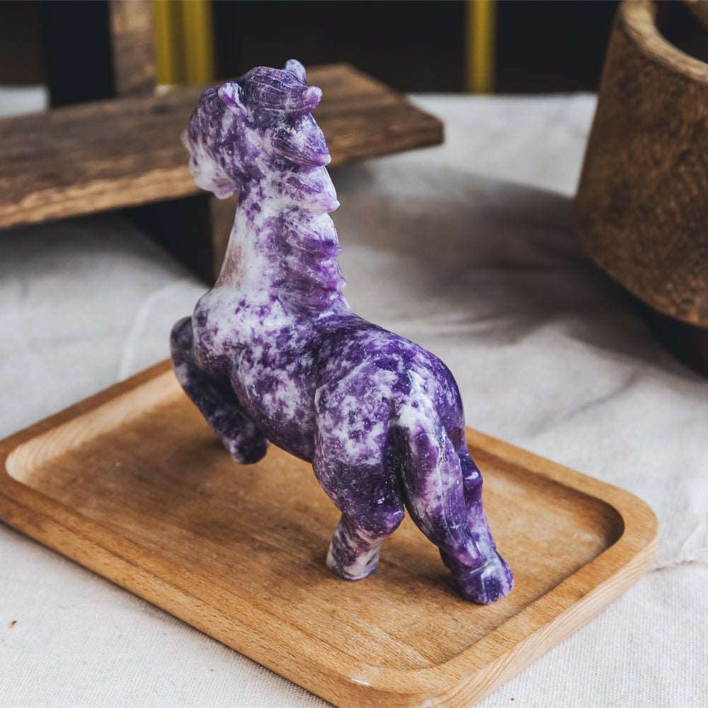 Reikistal 6'' Lepidolite Horse